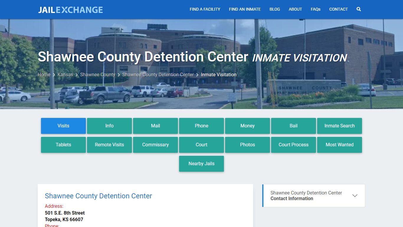Inmate Visitation - Shawnee County Detention Center, KS - Jail Exchange